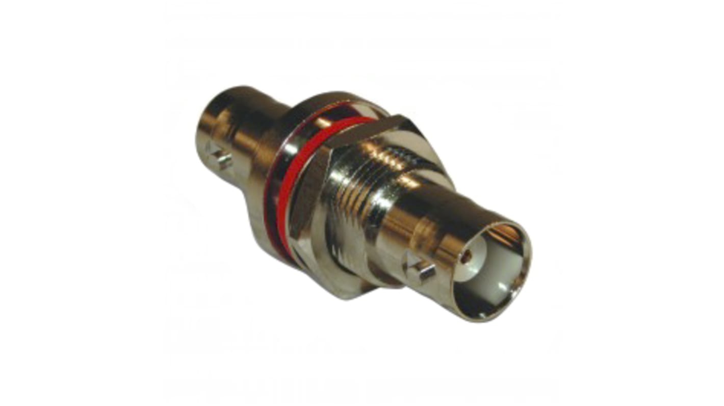 Amphenol RF BNC Series, jack Cable Mount BNC Connector, 50Ω, Crimp Termination, Straight Body