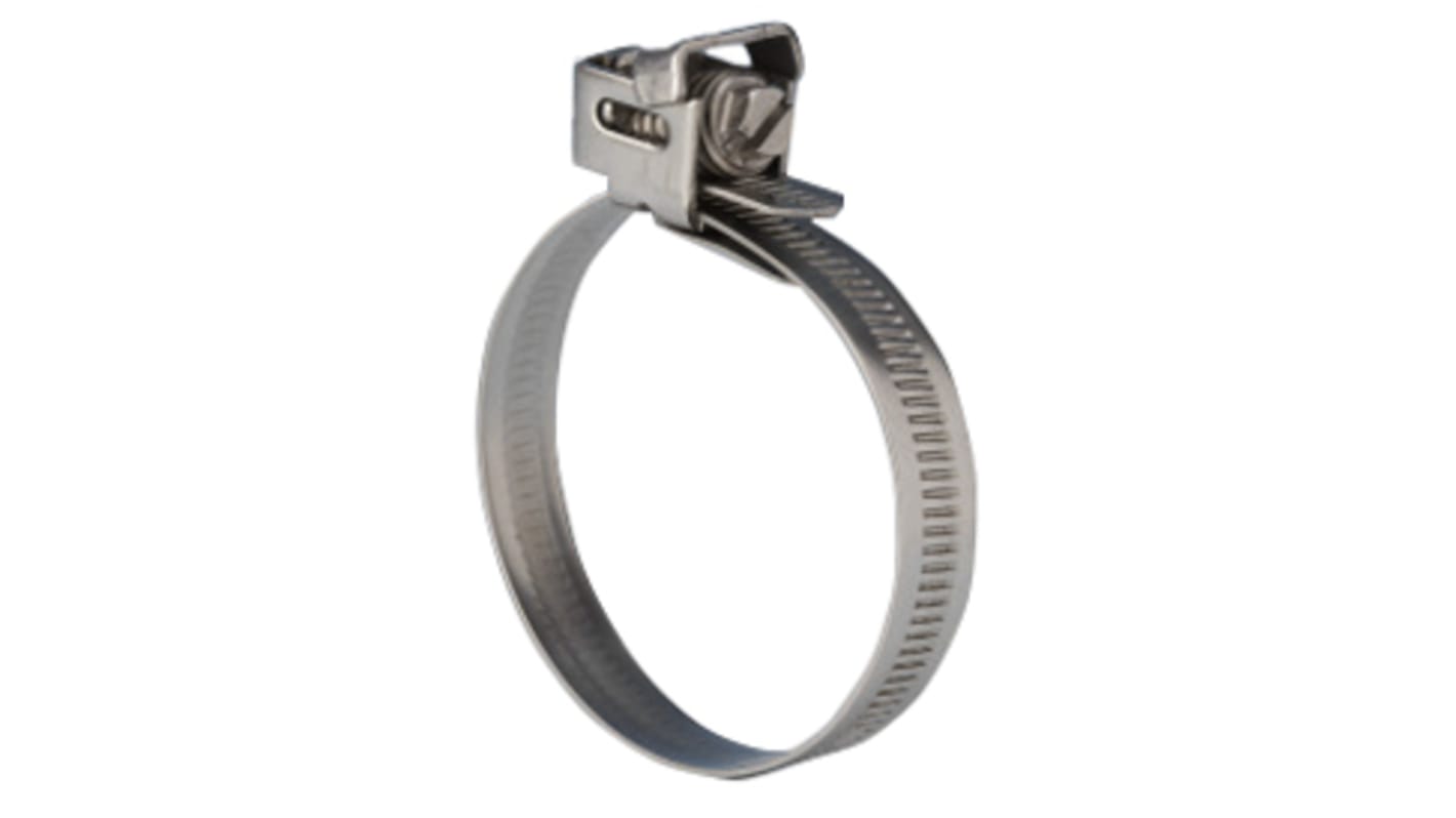 CAS100SS Jubilee Stainless Steel Slotted Hex Quick Release Strap, 11mm Band Width, 50 → 100mm