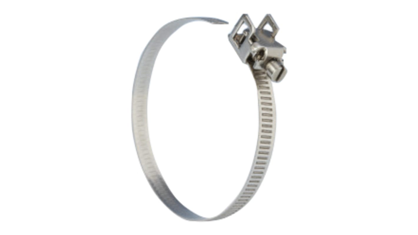 FLS175SS Jubilee Stainless Steel Slotted Screw Quick Release Strap, 7mm Band Width, 50 → 175mm