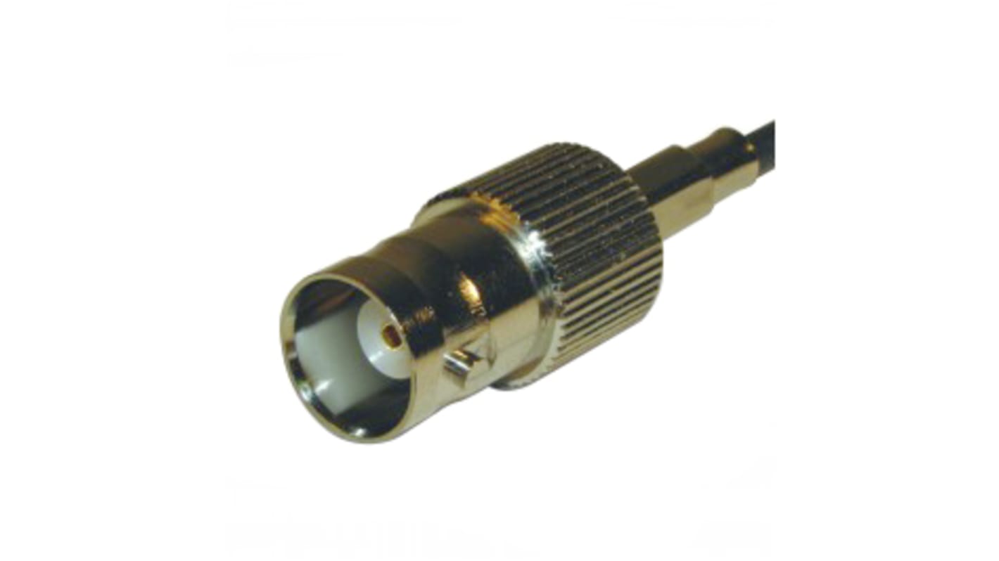 Amphenol RF BNC Series, jack Cable Mount BNC Connector, 50Ω, Solder Termination, Straight Body