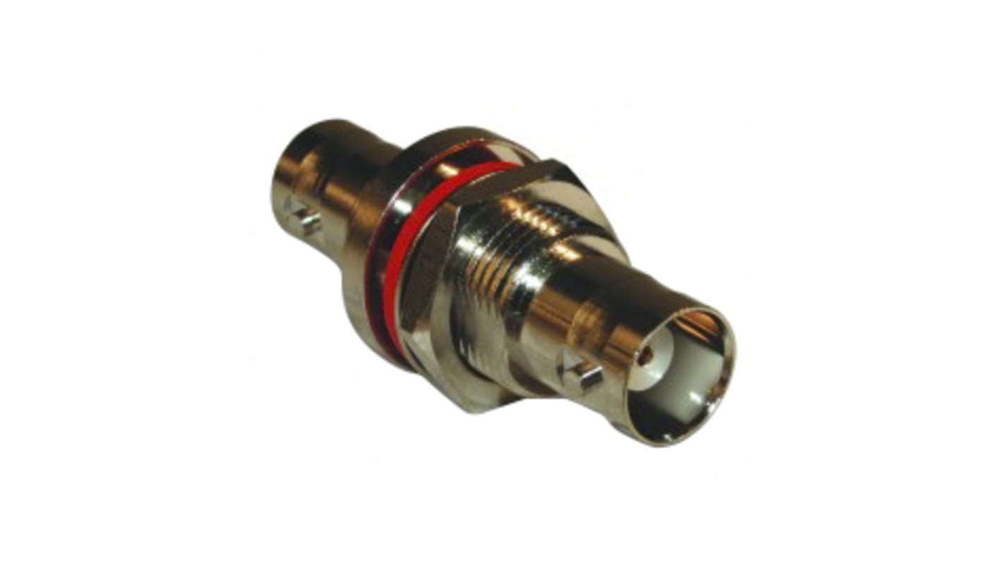 Amphenol RF BNC Series, jack BNC Connector, 50Ω, Crimp Termination, Straight Body