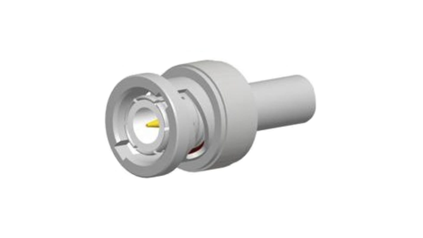 Koaxiális csatlakozó Férfi Egyenes 50Ω impedancia, Kábelre szerelhető +165°C, 4GHz -65°C