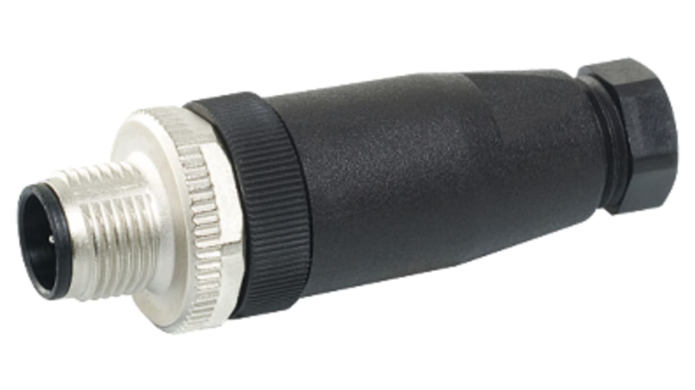 Murrelektronik Circular Connector, 4 Contacts, Cable Mount, M12 Connector, Plug, Female, IP67, 7000 Series