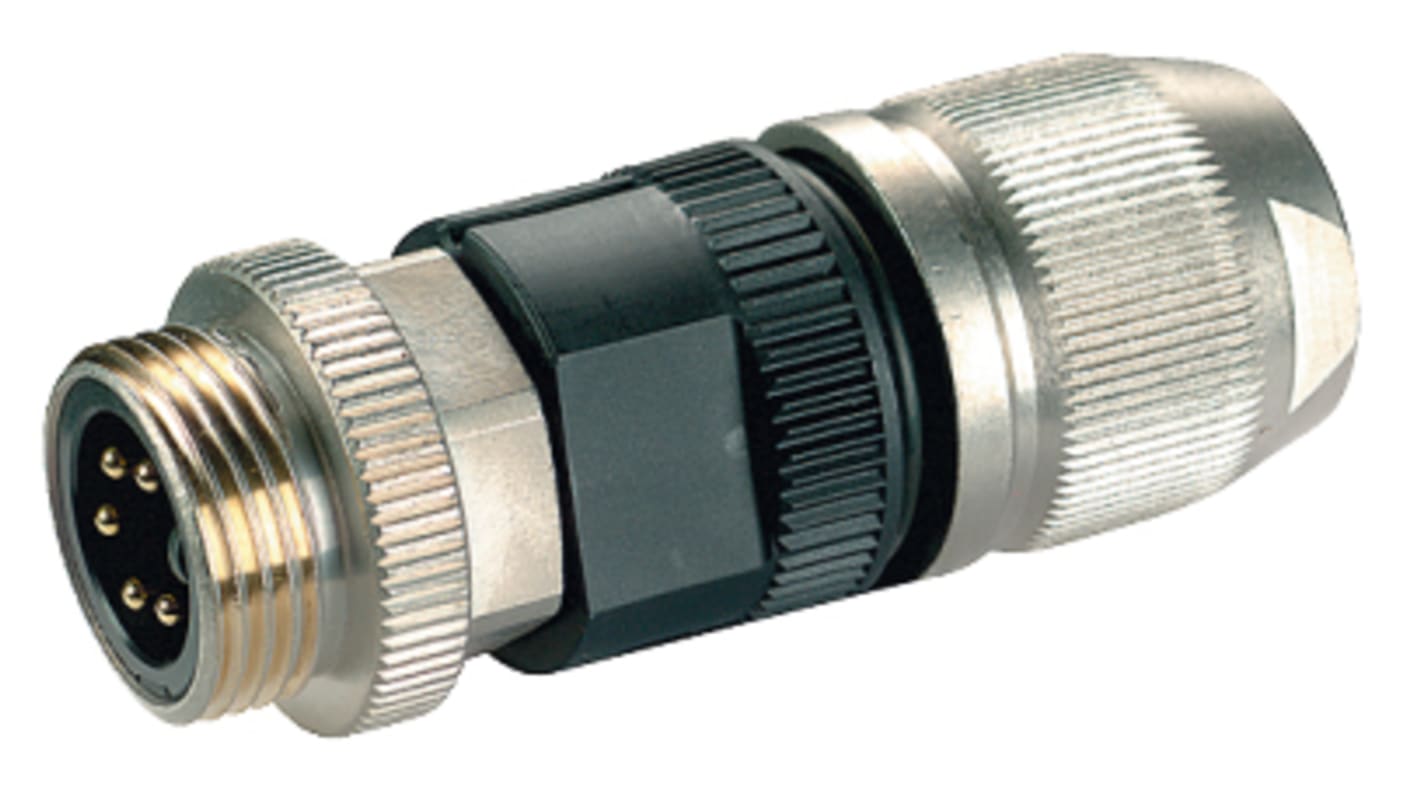 Conector circular Murrelektronik Limited macho serie 7000 de 5 vías hembra, montaje aéreo, IP65, IP67