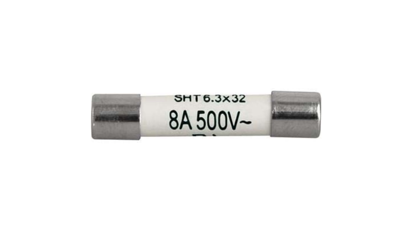 Schurter 10A T Ceramic Cartridge Fuse, 6.3 x 32mm