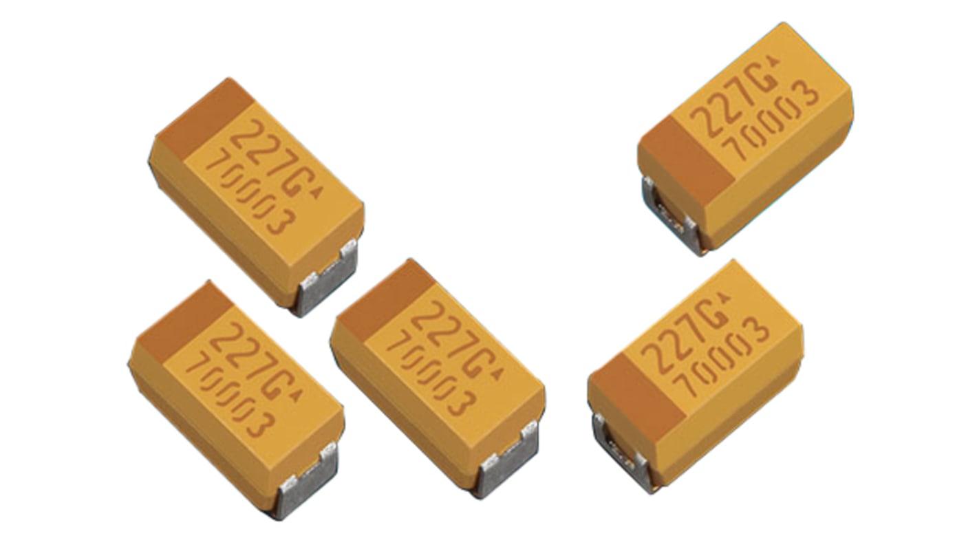 KYOCERA AVX TLJ  Kondensator, Elektrolyt, 100μF, 10V dc SMD, 1.1mm, ±20%, Gehäuse 1206 (3216M), +125°C