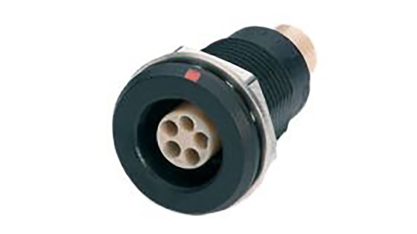 Lemo Circular Connector, 3 Contacts, Panel Mount, M9 Connector, Socket, Male, IP66, IP68, 0T Series