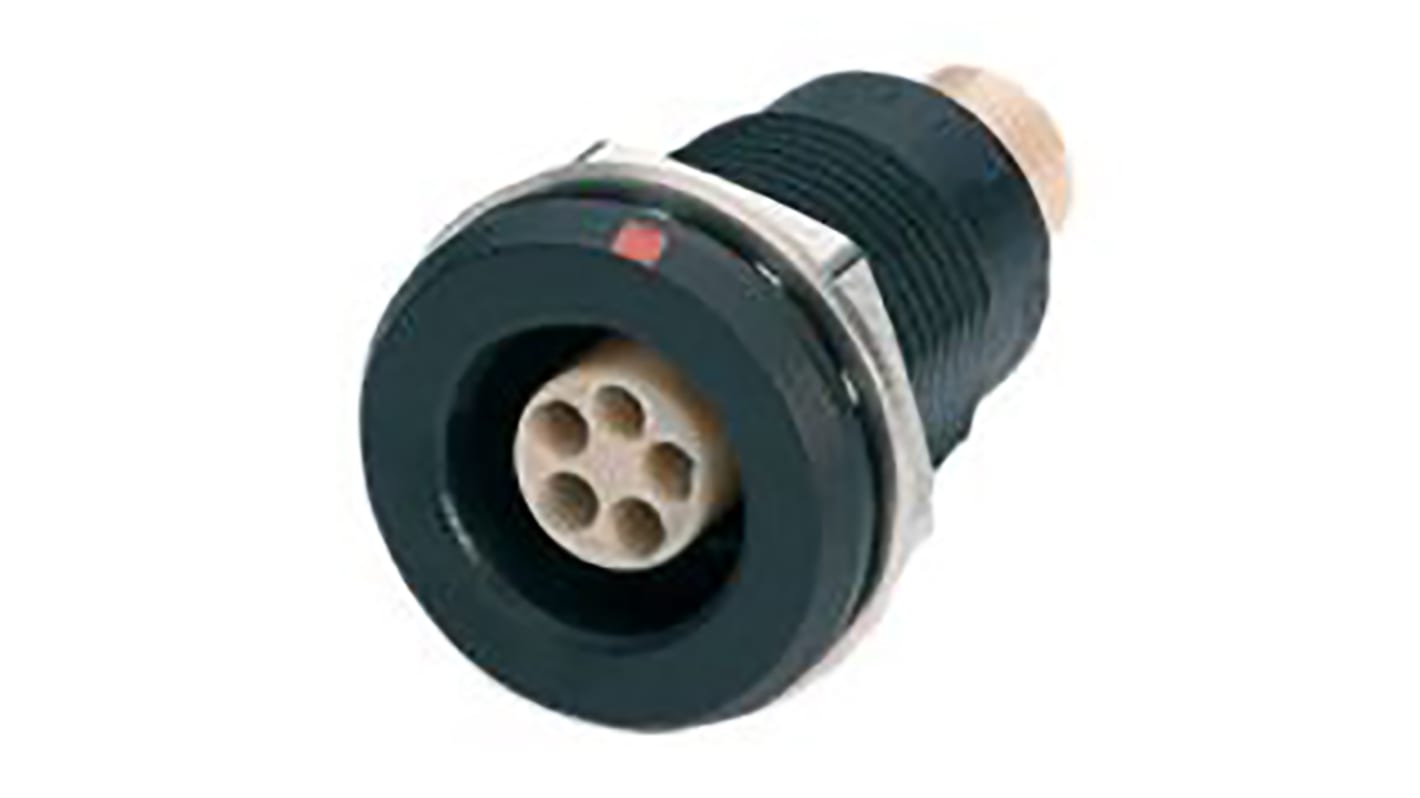 Lemo Circular Connector, 10 Contacts, Panel Mount, M15 Connector, Socket, Male, IP66, IP68, 2T Series
