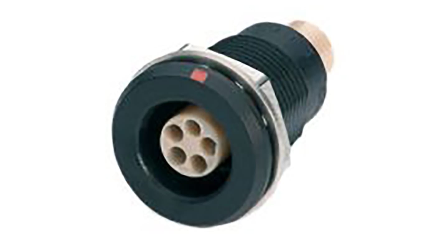 Conector circular Lemo hembra serie 2T de 10 vías macho, Montaje en Panel, IP66, IP68