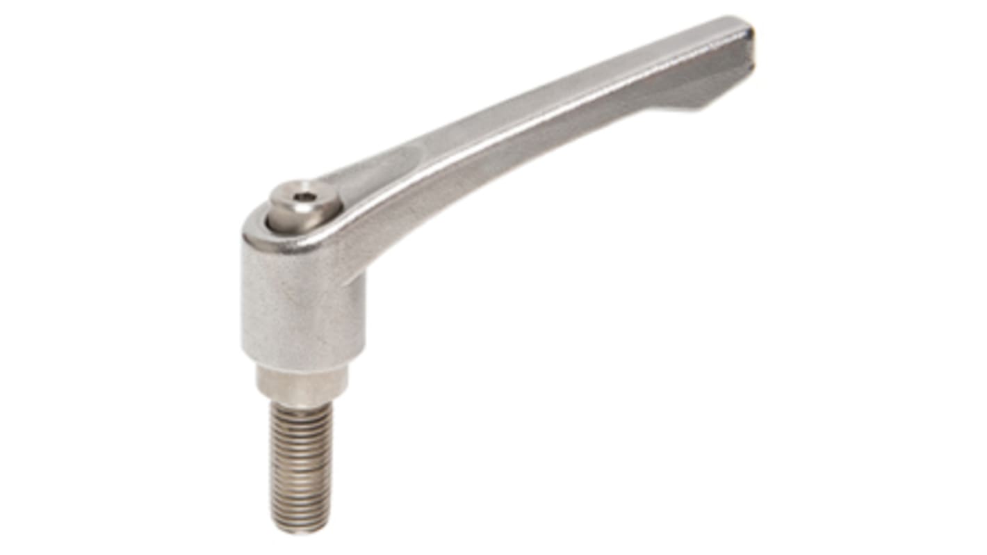 RS PRO Stainless Steel Clamping Lever, M6 x 32mm