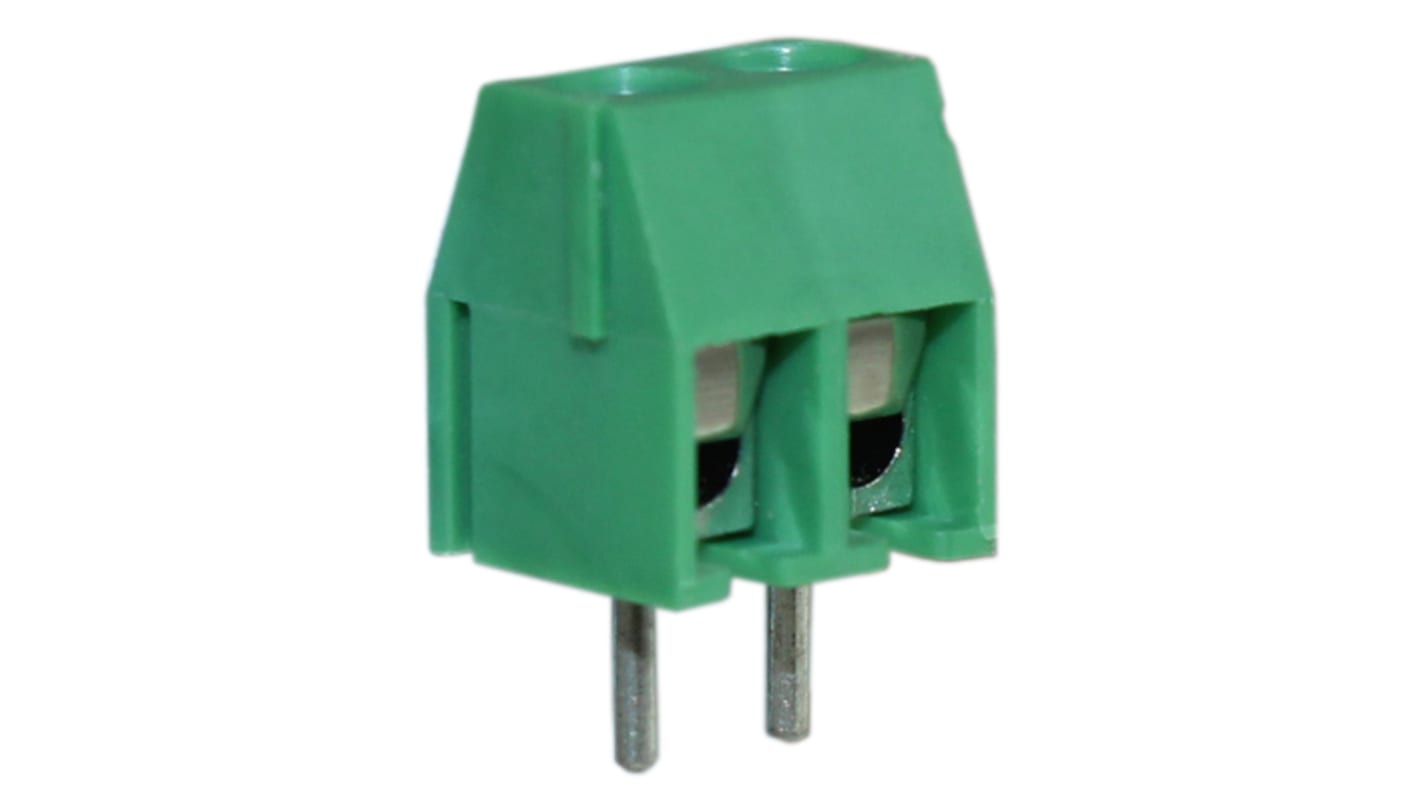 RS PRO PCB Terminal Block, 3-Contact, 3.5mm Pitch, Through Hole Mount, 1-Row, Screw Termination