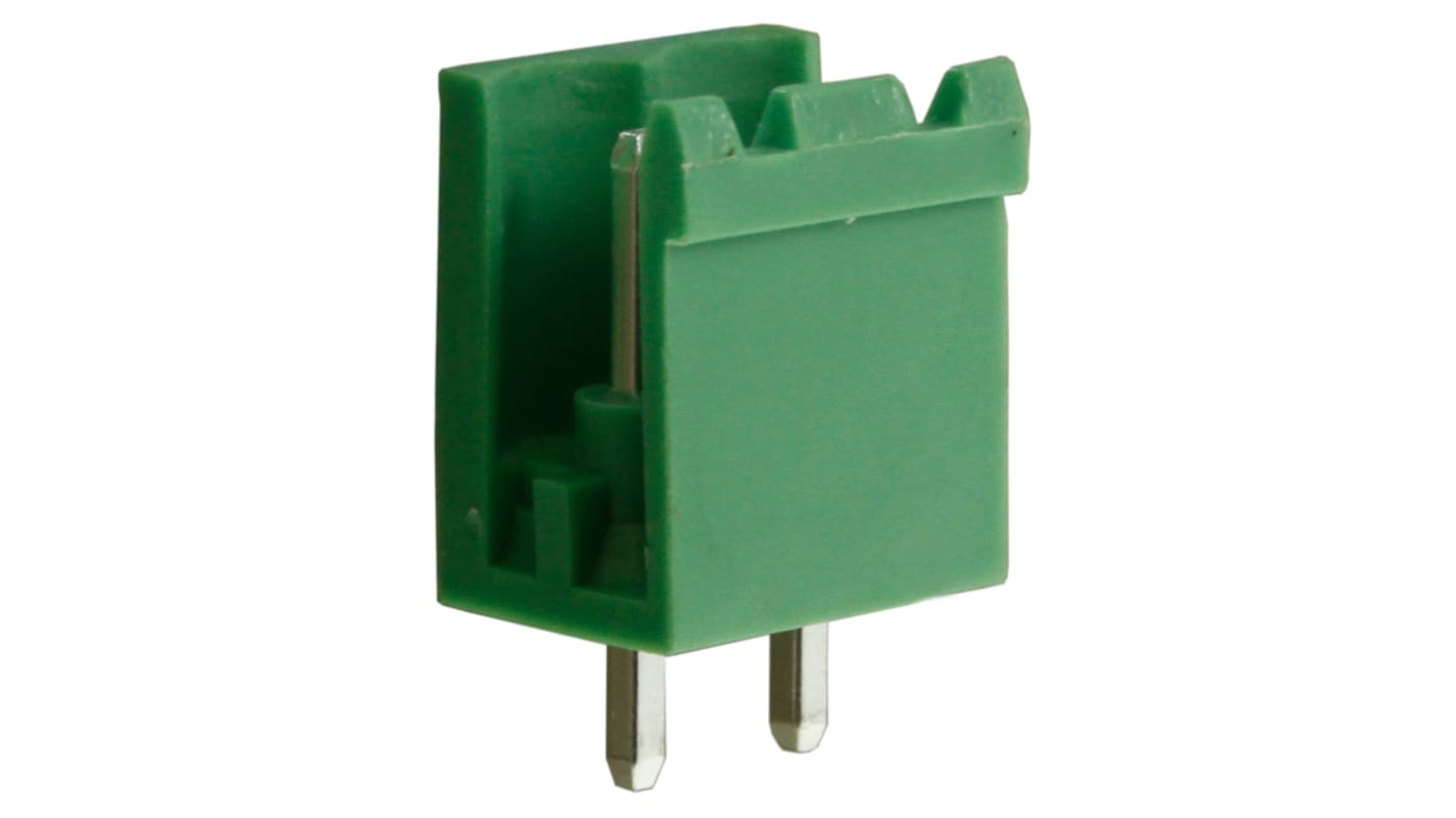 RS PRO 5mm Pitch 3 Way Pluggable Terminal Block, Header, Through Hole, Screw Termination