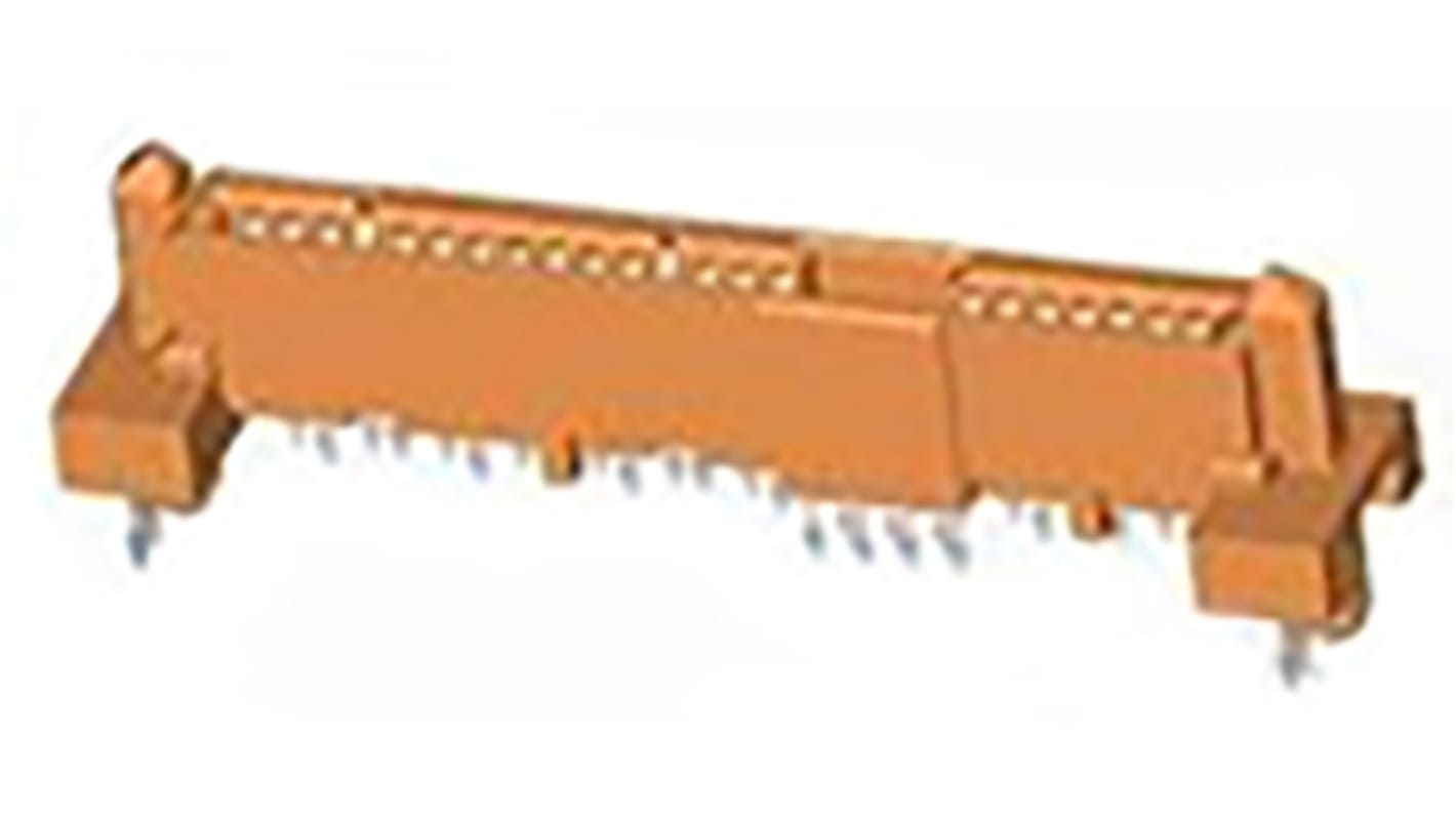 TE Connectivity, SAS 1.27mm Pitch Backplane Connector, Female, Vertical, 29 Column, 1 Row, 29 Way