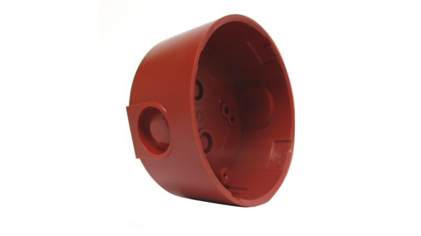 RS PRO IP65 Rated Red Deep Base for use with AE40M