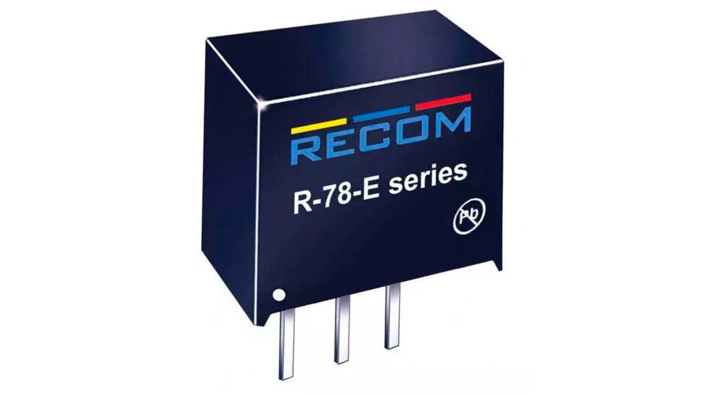 R-78E5.0-1.0 | Recom Switching Regulator, Through Hole, 5V dc Output ...
