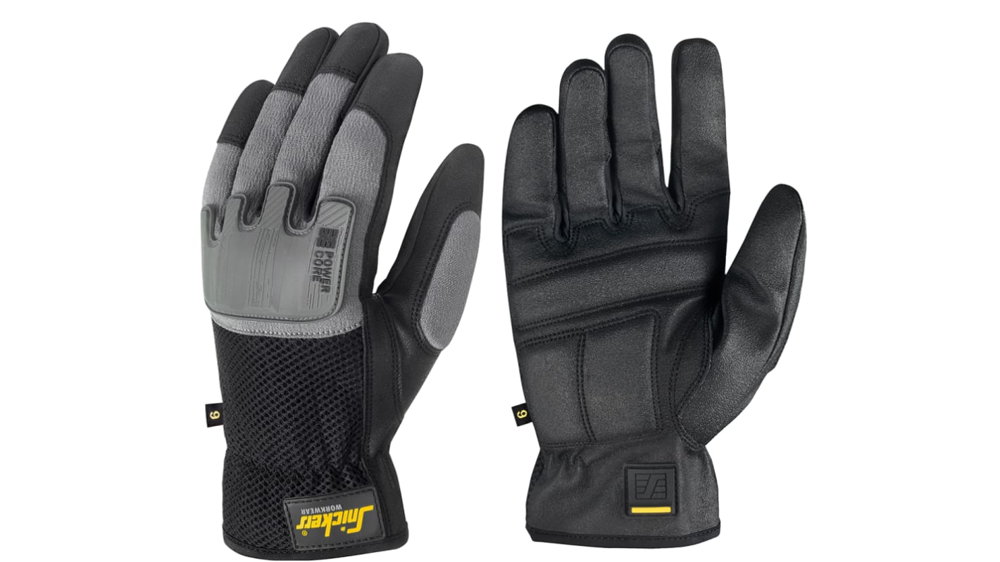 95850448008 | Snickers Power Core Black Polyamide General Purpose Work ...