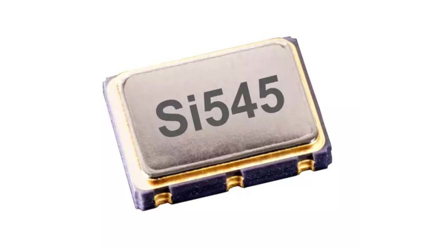 Silicon Labs, 322.26MHz Clock Oscillator, ±20ppm LVDS, 6-Pin SMD 545BAA000274BAG