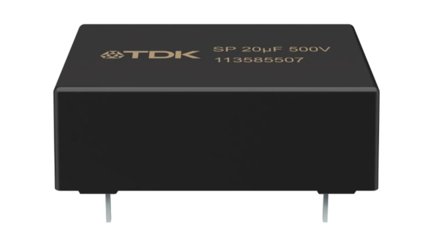 AEC-Q200 Condensador cerámico monocapa (SLCC) TDK, 5μF, ±20%, 900V dc, Axial, PLZT dieléctrico