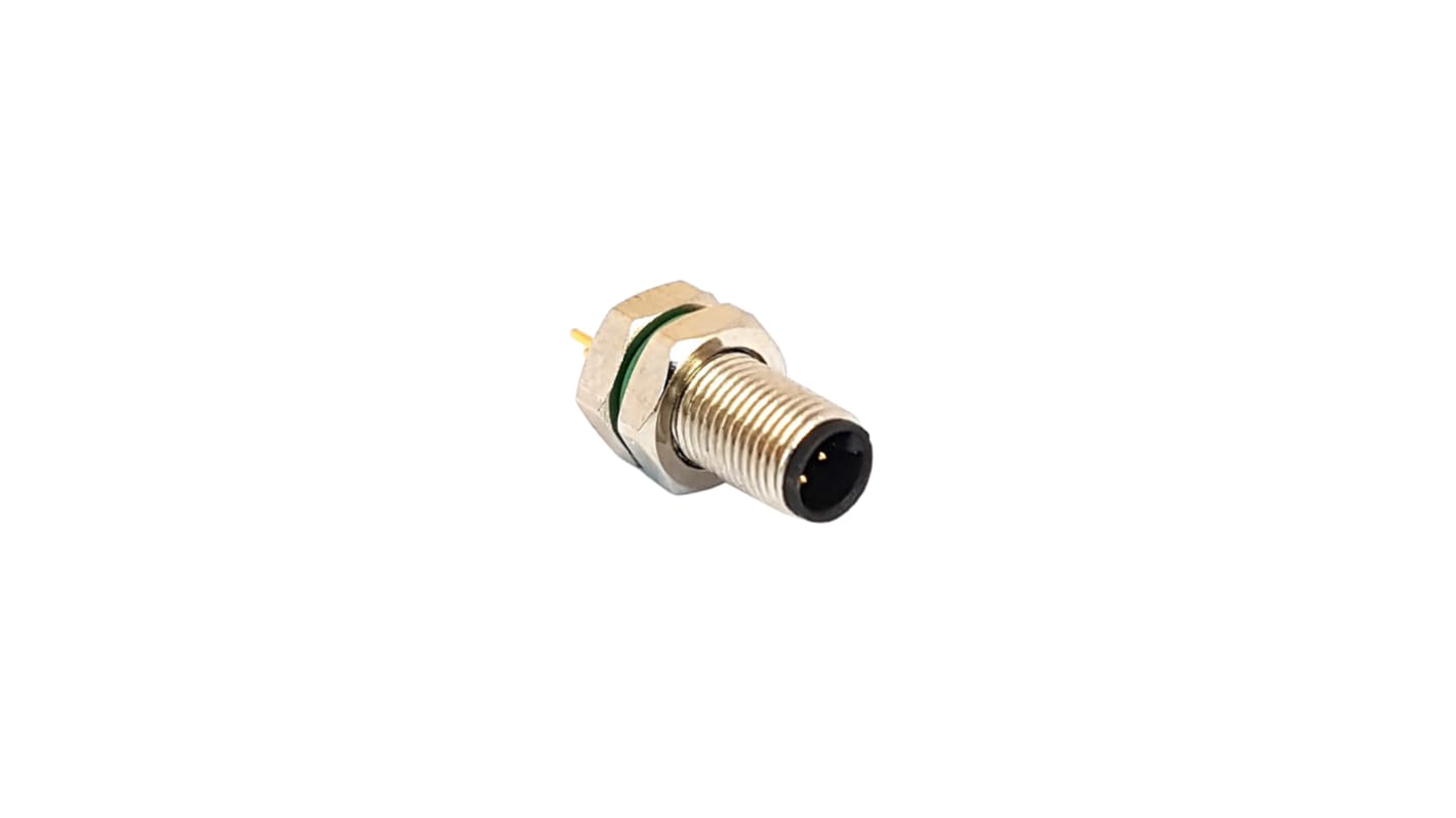 Bulgin Straight Male 4 way M5 to Unterminated Sensor Actuator Cable, 100mm