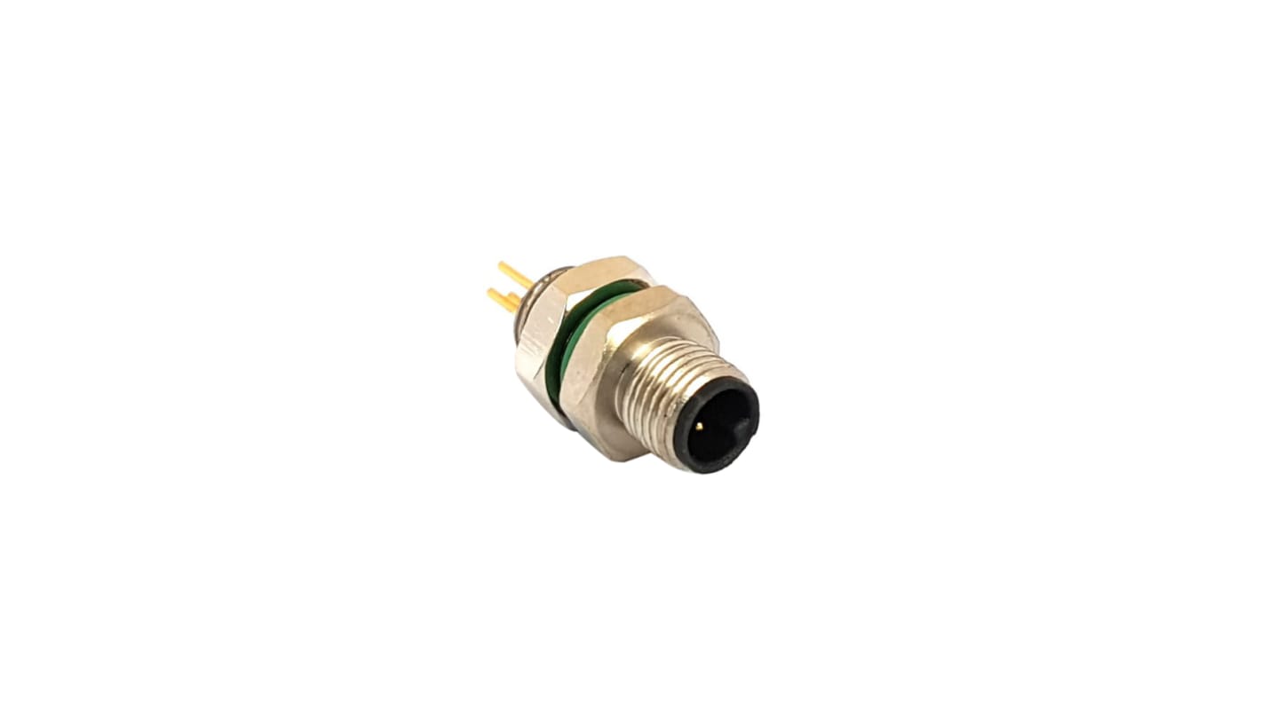 Bulgin Straight Male 3 way M5 to Unterminated Sensor Actuator Cable, 100mm