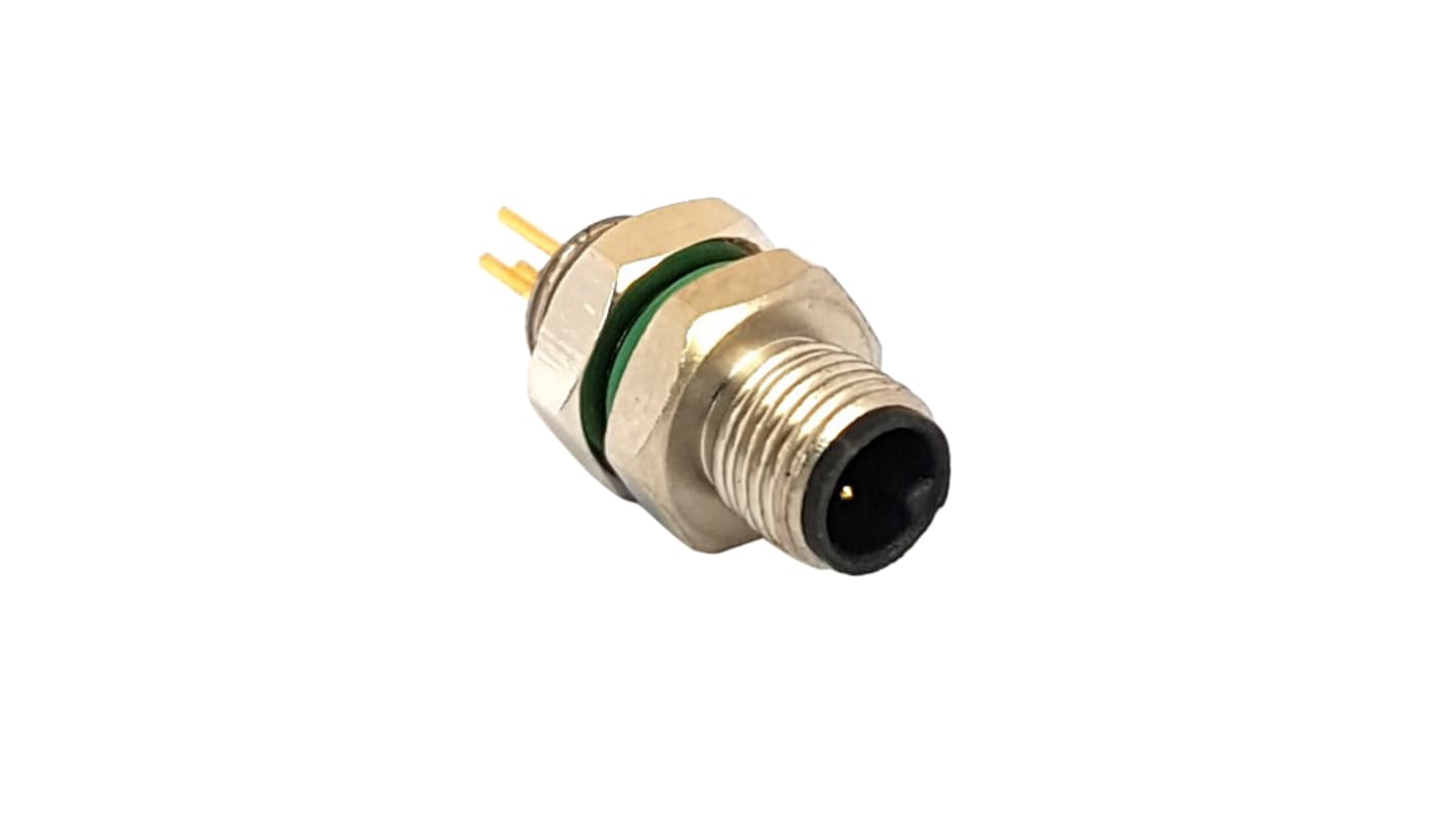 Bulgin Straight Male 4 way M8 to Unterminated Sensor Actuator Cable, 100mm