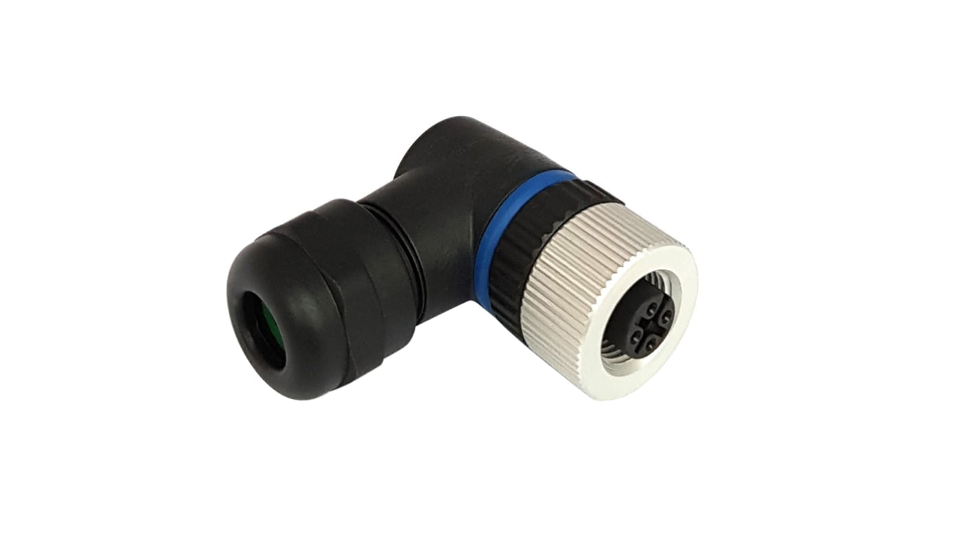 Bulgin Circular Connector, 5 Contacts, Panel Mount, M12 Connector, Socket, Female, IP67, Buccaneer M12 Series