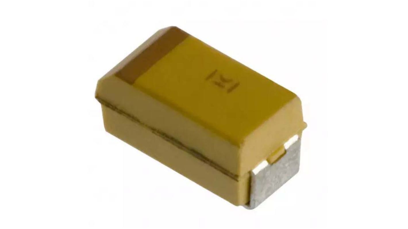 Kemet T491  Kondensator, MnO2, 1μF, 10V dc SMD, 1.2mm, ±10%, Gehäuse 3216-18, +125°C