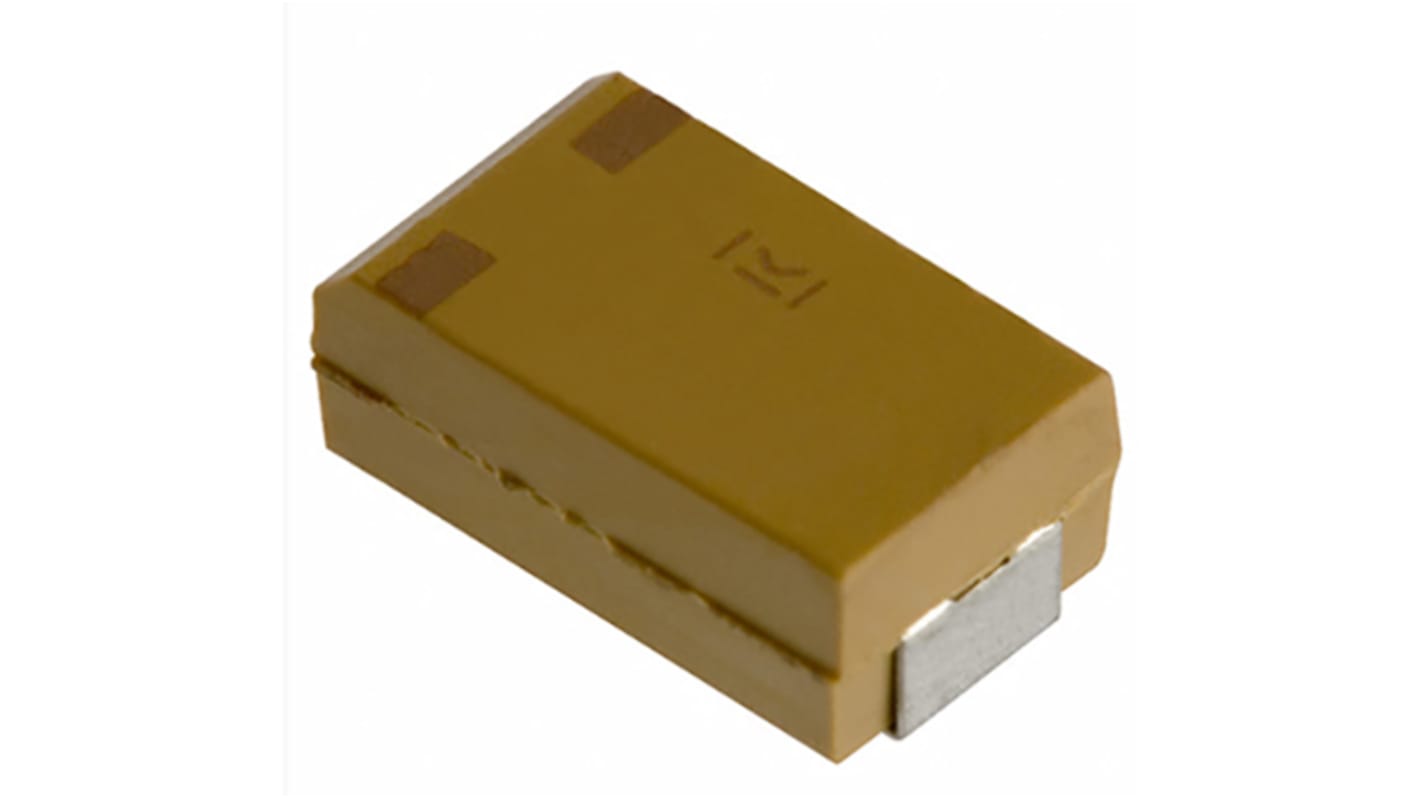 T520D227M010ATE018 Kemet 220μF Surface Mount Polymer Capacitor, 10V