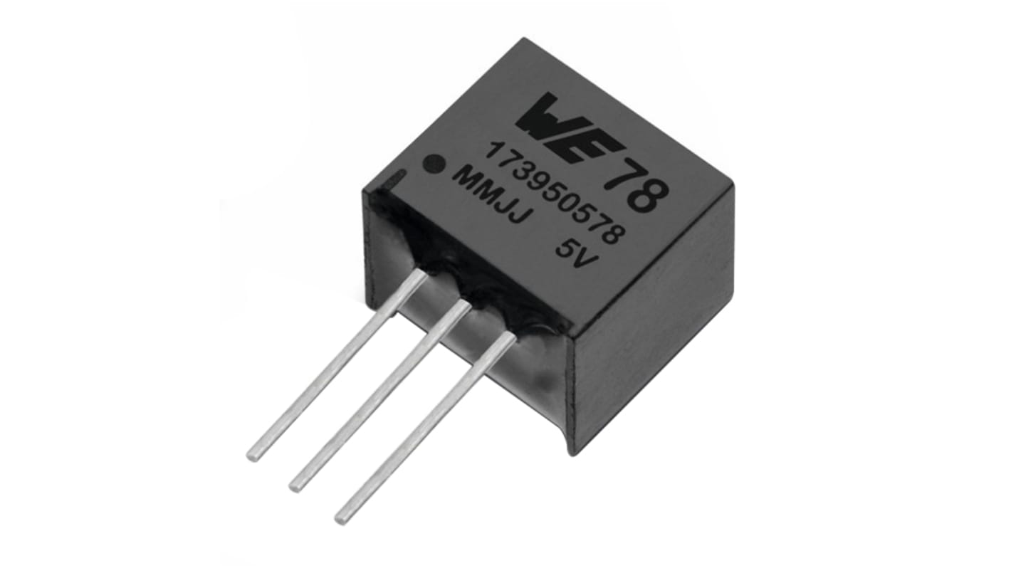 Wurth Elektronik 電圧レギュレータ リニア電圧 5 V, 3-Pin, 173950578