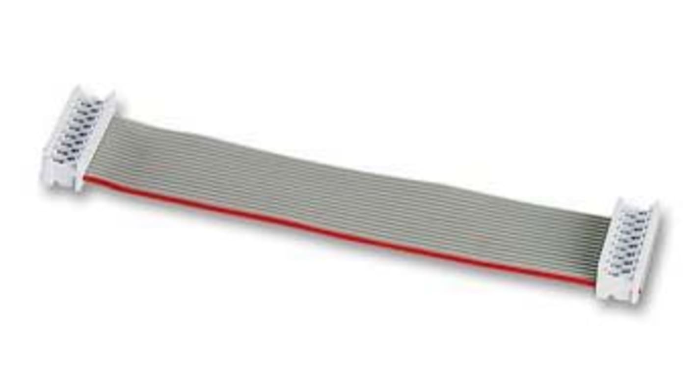 Molex Picoflex Series Ribbon Cable, 16-Way, 1.27mm Pitch, 0.1m Length, Picoflex IDC to Picoflex IDC