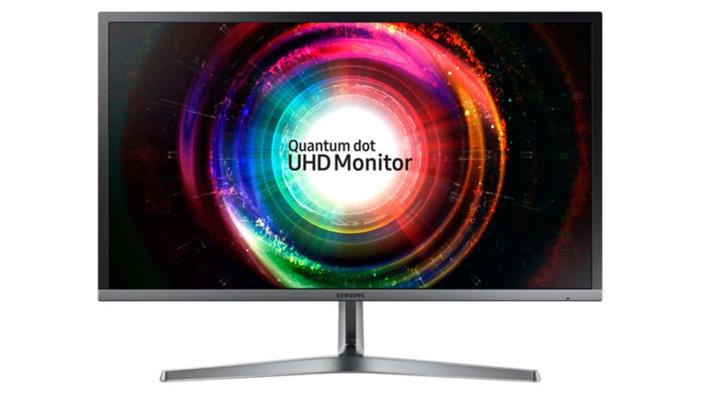 Monitor, 3.5 mm Stereo, Černá, 28in QLED, model: U28H750, video připojení: DisplayPort, HDMI x2 Samsung