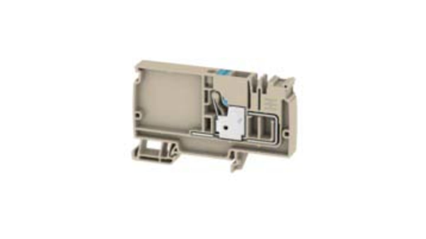 Weidmüller A Series Blue DIN Rail Terminal Block, 10mm², Single-Level, Push In Termination