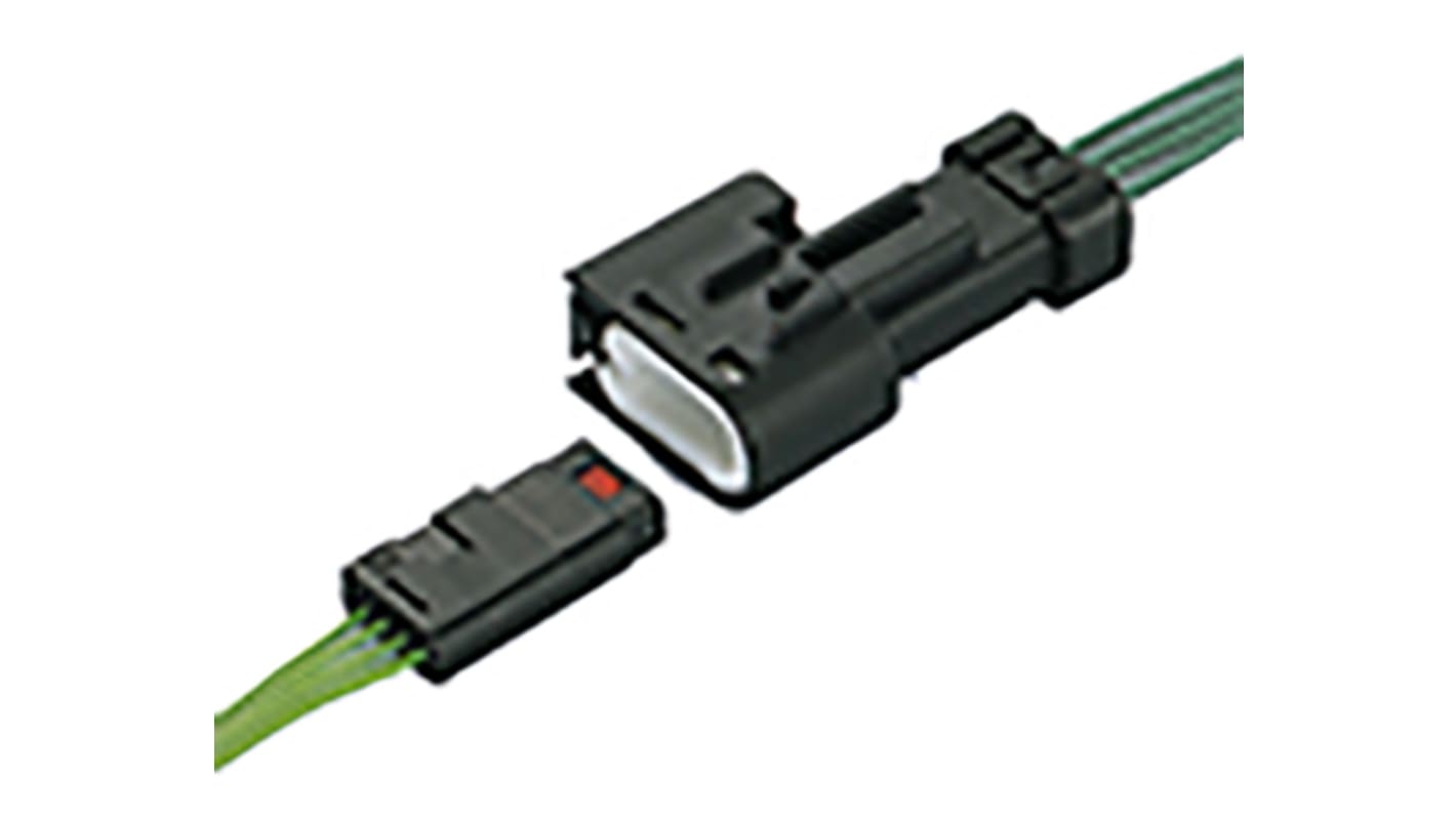 JST, SAC Automotive Connector Plug 4 Way, Crimp Termination