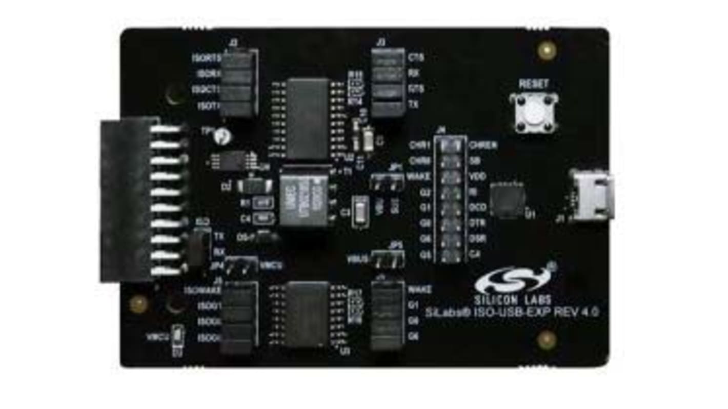 Module de développement de communication et sans fil Silicon Labs Isolated RS485 and RS232 Evaluation Kit