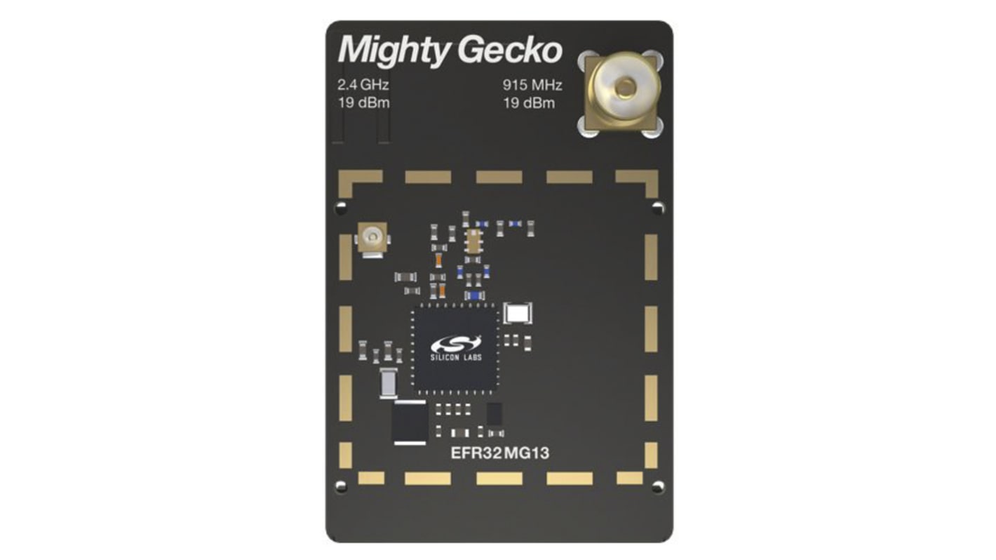 Silicon Labs Mighty Gecko Dual Band Trådløst udstyr Radiokort for EFR32MG13 for RF-interface med tilhørende netværk