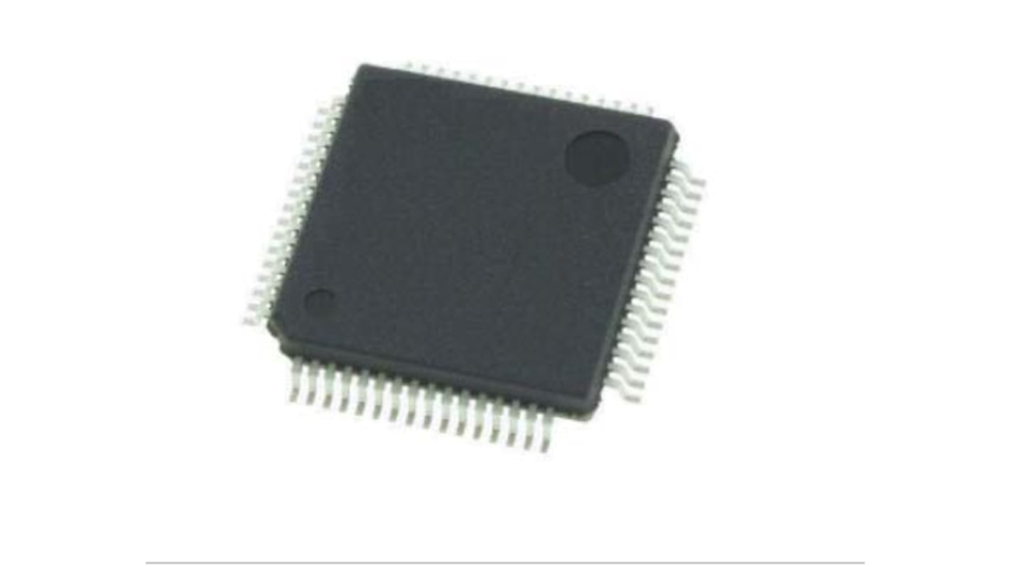 Microcontrolador Microchip ATSAMD51J20A-AU, núcleo ARM Cortex M4 de 32bit, RAM 256 kB, 120MHZ, TQFP de 64 pines