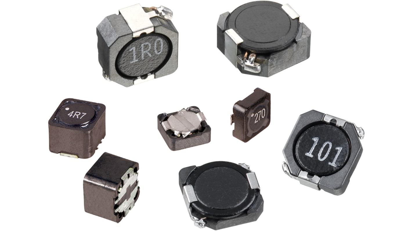 Wurth, WE-PD Shielded Wire-wound SMD Inductor with a Ferrite Core, 22 μH ±20% Shielded 1.41A Idc