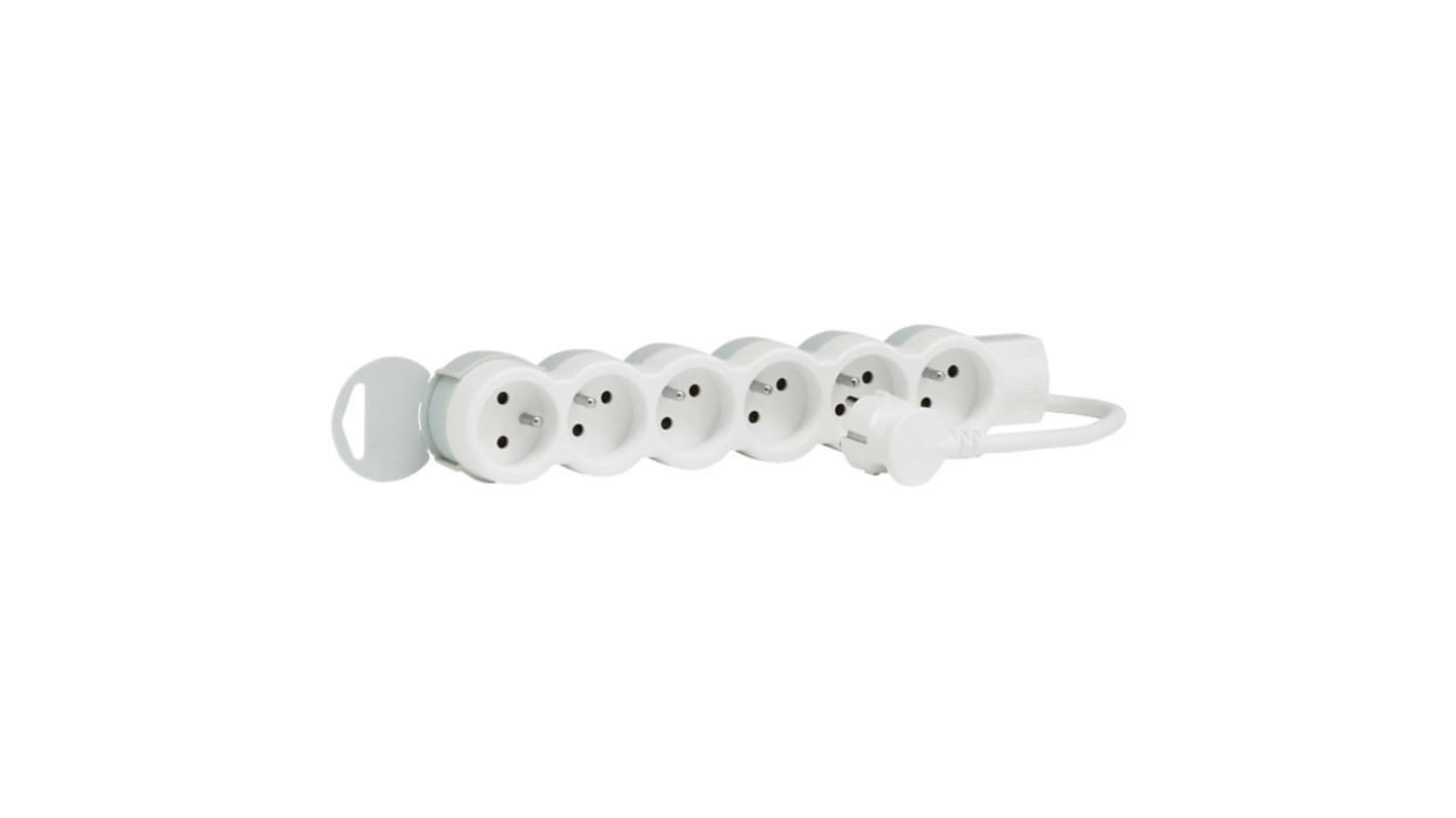 Legrand 1.5m 6 Socket Type E - French Extension Lead