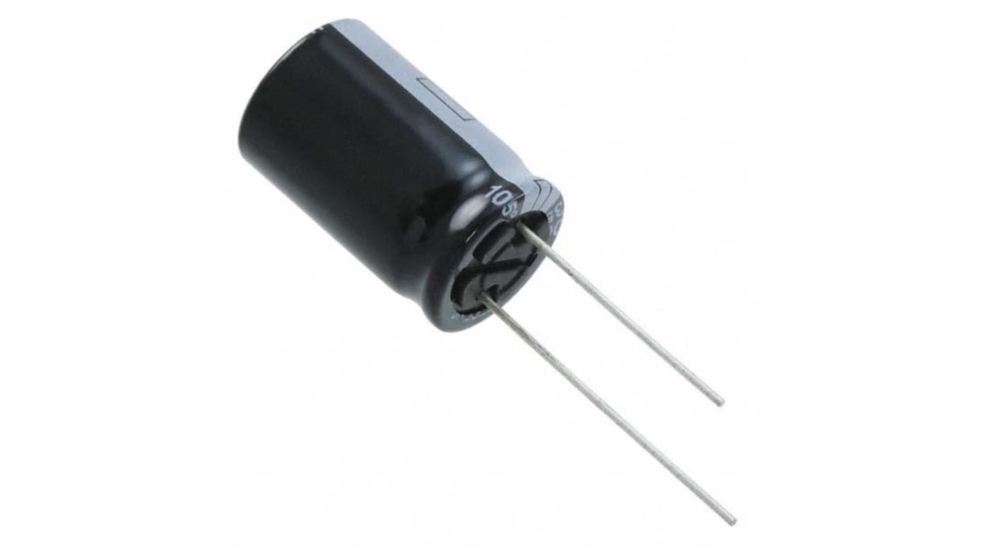 Panasonic FS, THT Aluminium-Elektrolyt Kondensator 10000μF ±20% / 6.3V dc, Ø 16mm x 25mm, bis 105°C