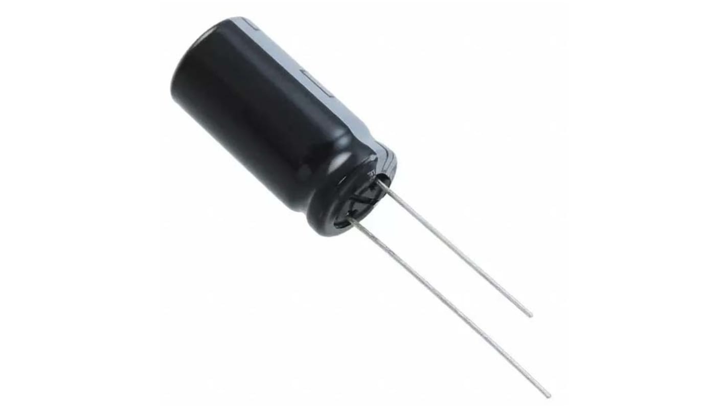 Panasonic FS, THT Aluminium-Elektrolyt Kondensator 4700μF ±20% / 10V dc, Ø 12.5mm x 25mm, bis 105°C