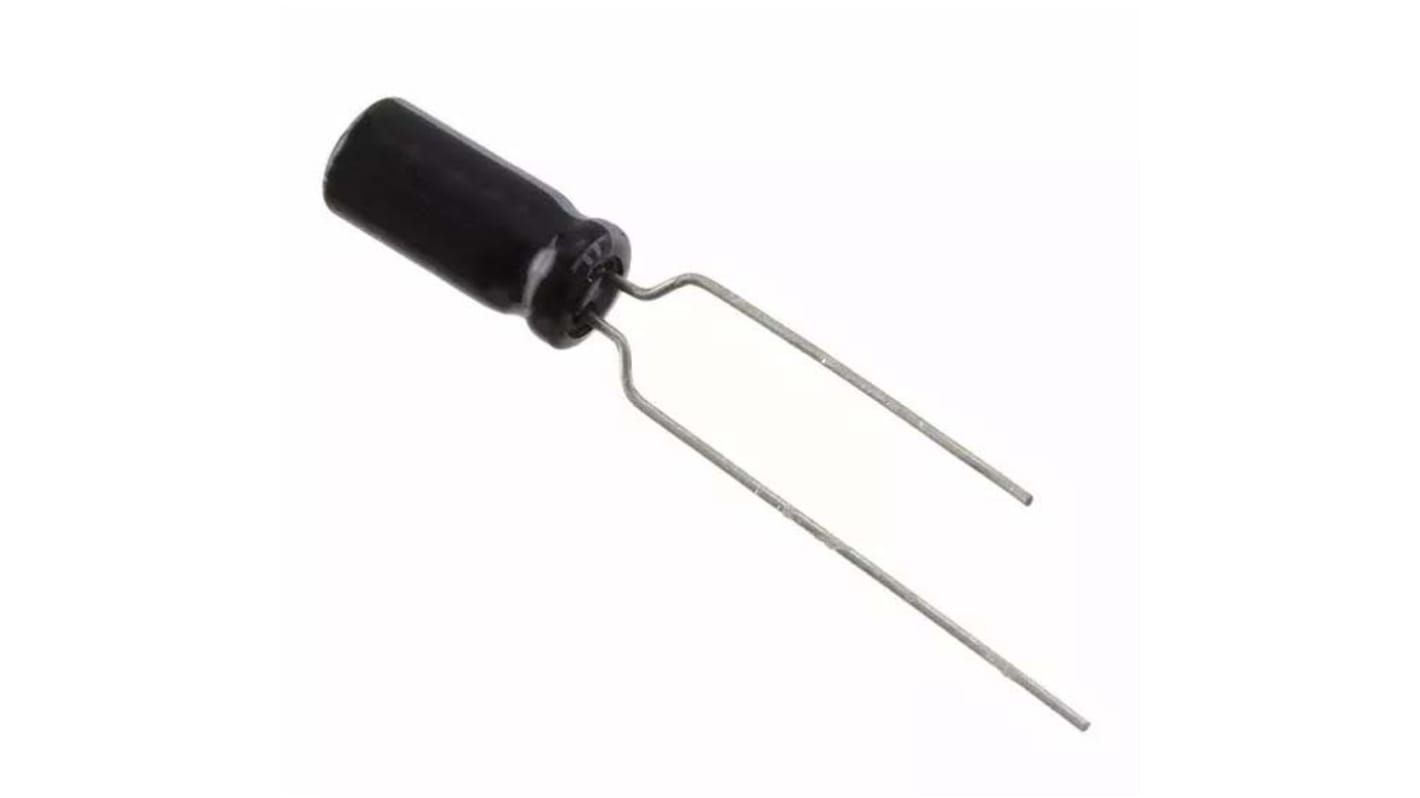 Panasonic 120μF Aluminium Electrolytic Capacitor 16V dc, Radial, Through Hole - EEUFS1C121