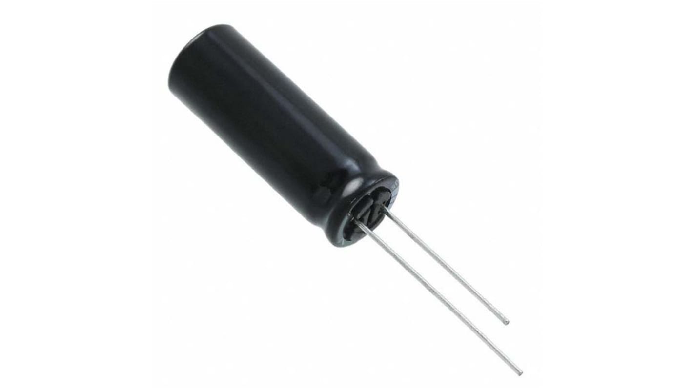 Panasonic FS, THT Aluminium-Elektrolyt Kondensator 3300μF ±20% / 25V dc, Ø 12.5mm x 35mm, bis 105°C