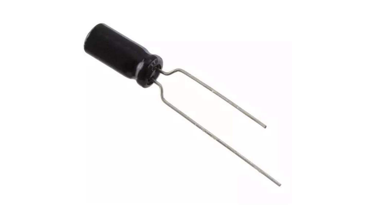 Panasonic FS, THT Aluminium-Elektrolyt Kondensator 220μF ±20% / 6.3V dc, Ø 5mm x 11mm, bis 105°C