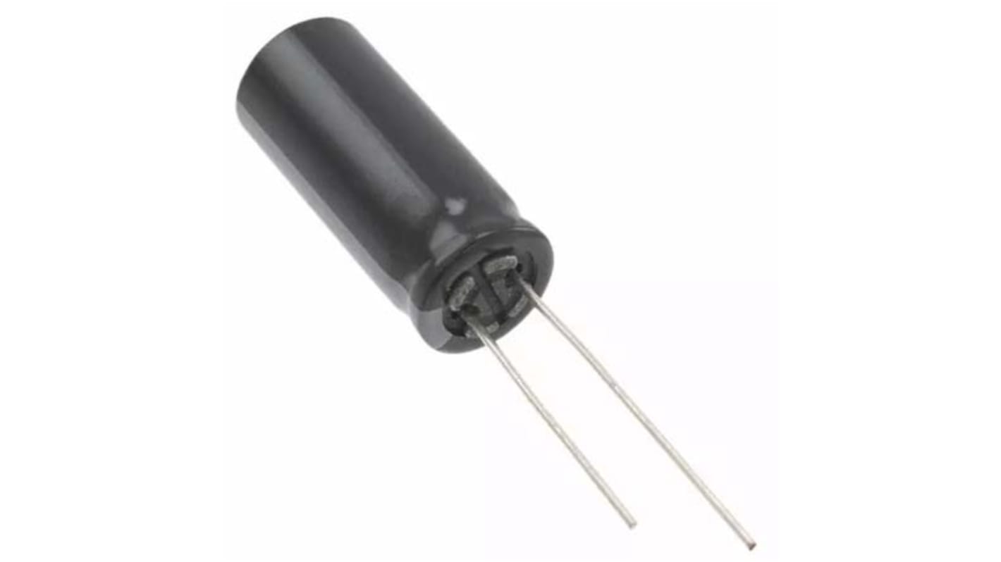 Panasonic 1500μF Aluminium Electrolytic Capacitor 35V dc, Radial, Through Hole - EEUFS1V152