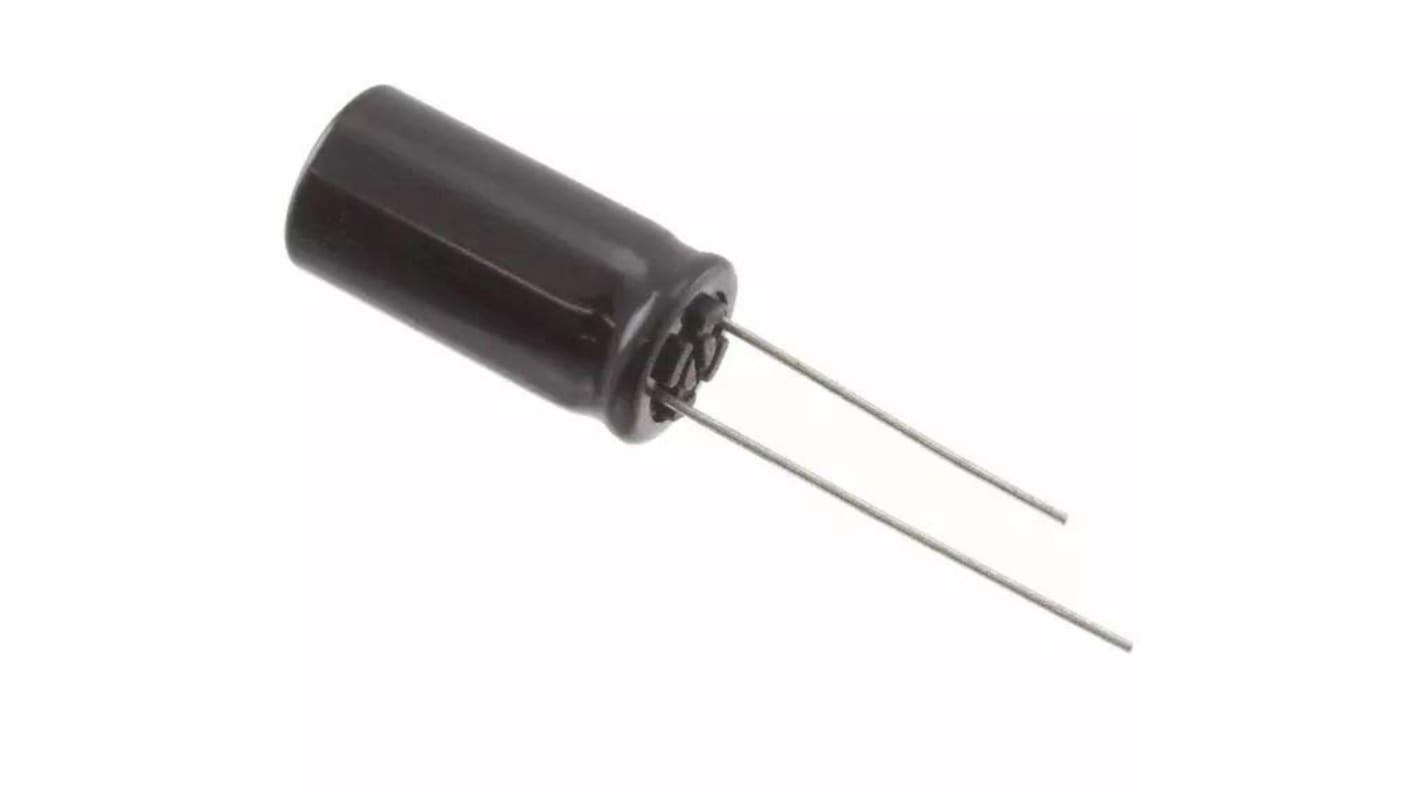 Panasonic 1800μF Aluminium Electrolytic Capacitor 16V dc, Radial, Through Hole - EEUFS1C182