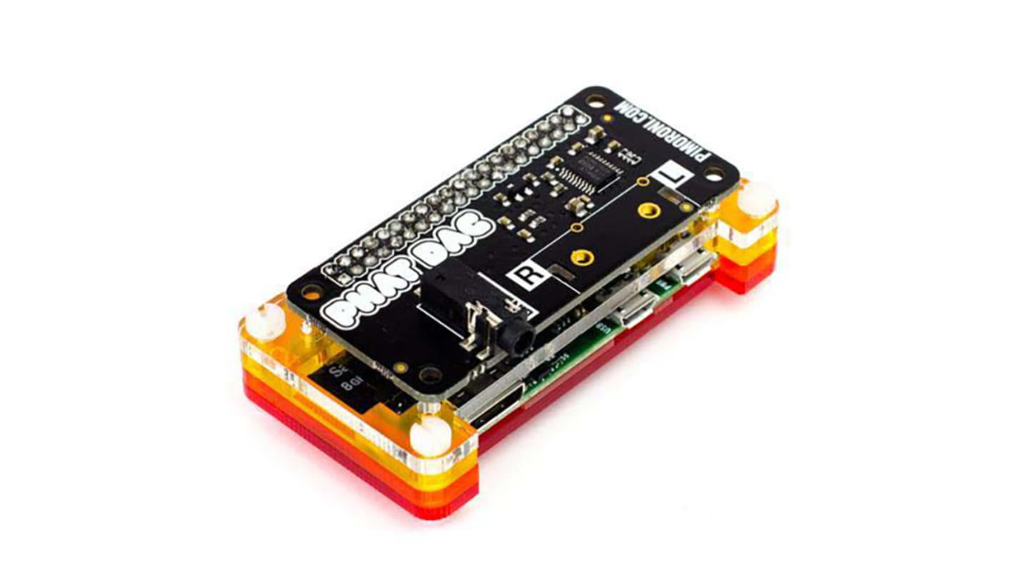 Pimoroni 24-Bit-DAC-Phat Audio-Zusatzplatine für Raspberry Pi Audio