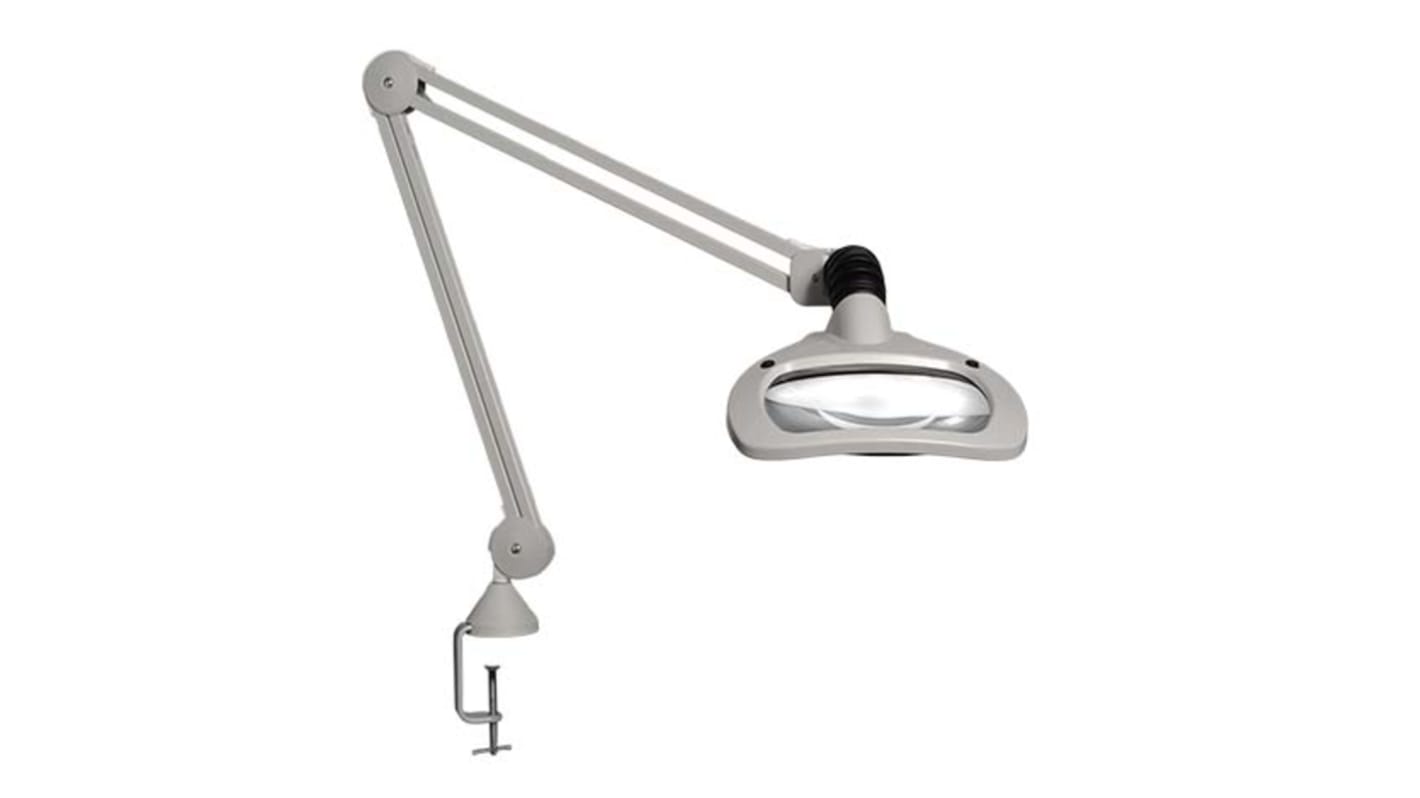 Luxo WAL027980 LED Magnifying Lamp with Table Clamp Mount, 3.5dioptre, 171 x 114mm Lens