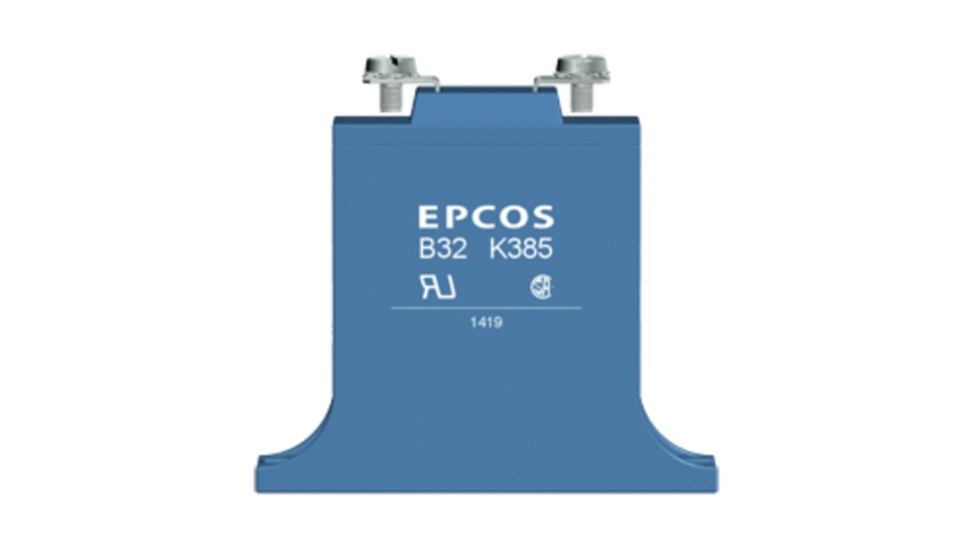 EPCOS HighE Varistor, 2.2nF, 390V, 250V, 330J, Metall / 200A, 25000A max., 60 x 55 x 14mm, Ø 32mm, 14mm, L. 60mm