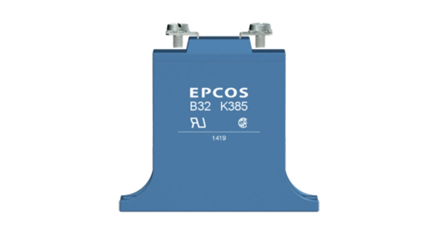 EPCOS HighE Varistor, 2.2nF, 390V, 250V, 330J, Metall / 200A, 25000A max., 60 x 55 x 14mm, Ø 32mm, 14mm, L. 60mm