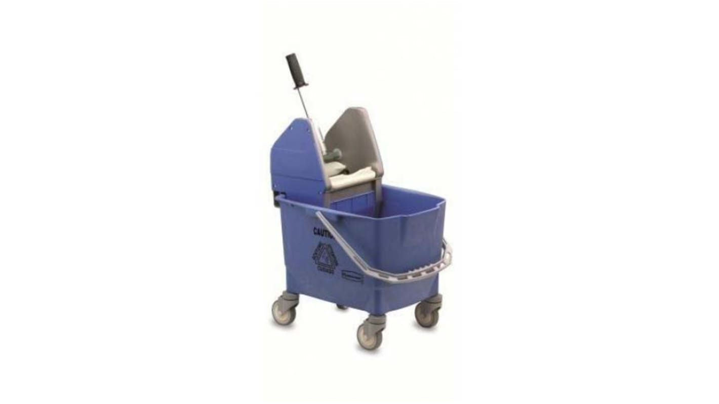 Secchio Blu in PP Rubbermaid Commercial Products, capacità 25L, con impugnatura